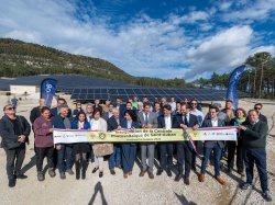 La centrale photovoltaïque de Saint-Auban est opérationnelle