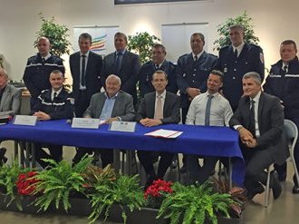 Signature de la convention de sécurisation dans les transports publics du réseau Palm Bus