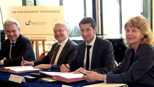 Partenariat historique entre Cannes et Reed MIDEM, 6 manifestations internationales confirmées