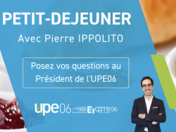 Petit déjeuner avec le président de l'UPE06 le 9 février