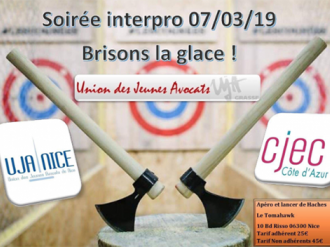 Soirée interpro UJA Nice et Grasse/CJEC Côte d'Azur : venez briser la glace !