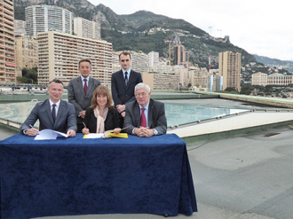 Panneaux photovoltaïques en toiture en 2019 : Convention signée entre le Grimaldi Forum et la SMEG