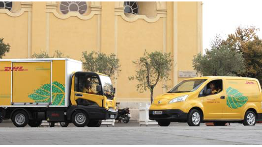 DHL EXPRESS dessert la Ville de Nice en 100% électrique !