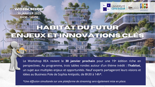 Habitat du futur : Le Workshop RECHERCHE ET AVENIR 2025 s'invite à Sophia Antipolis
