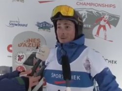 Maxime Montaggioni, médaille d'or en snowboard handisport