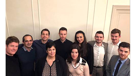 Bureau exécutif 2019 du CJEC Côte d'Azur Corse