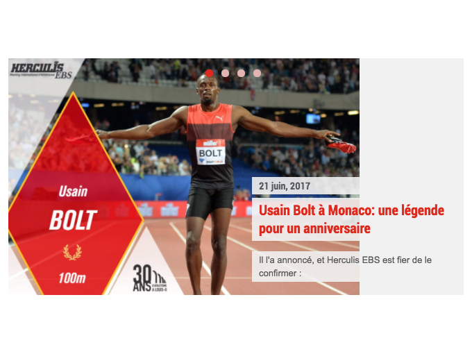 Usain Bolt à Monaco : (…)
