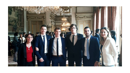 L'équipe niçoise lauréate du Concours Vedel de plaidoirie organisé par le Conseil constitutionnel 