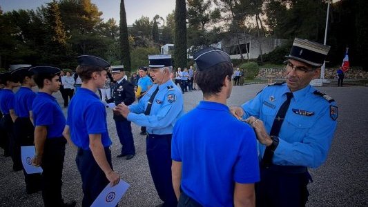 Service National Universel, fin de stage pour les Cadets de la gendarmerie