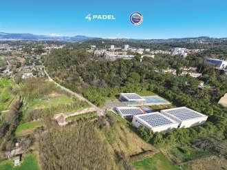 À Cannes, le futur plus grand complexe de padel des Alpes-Maritimes prend forme