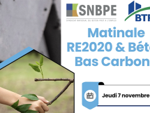 Matinale FBTP06 "RE 2020 & Béton Bas Carbone" le 7 novembre