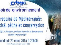 Parc Phoenix : Conférence requins de Méditerranée - vendredi 20 mars - CDMM