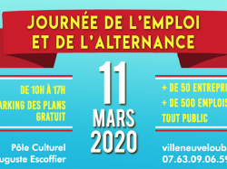 Journée de l'emploi et de l'alternance à Villeneuve Loubet le 11 mars 