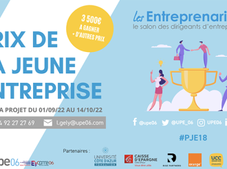 L' UPE06 lance la 18ème édition du concours de création d'entreprise spécial étudiant