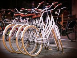 Samedi à Nice, Bourse aux vélos sur la Promenade du Paillon