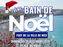 Nice : le traditionnel Bain de Noël célèbre sa 79e édition dimanche