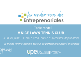 1er Rendez-vous des Entreprenariales : Table ronde "Mixité femme-homme et performance pour l'entreprise." 