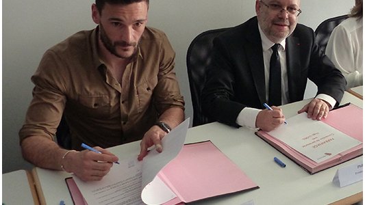 Hugo Lloris est le nouveau parrain de la Fondation Lenval