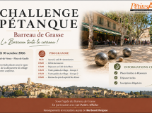 Le Barreau de Grasse organise son premier challenge pétanque le 10 octobre à Saint-Paul-de Vence
