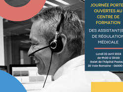 CHU de Nice : journée Portes ouvertes pour tout savoir sur le métier d'Assistant de régulation médicale