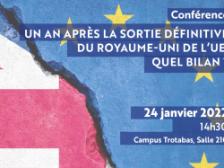 Conférence LADIE : « Un an après la sortie définitive du Royaume-Uni de l'UE, quel bilan ? » 