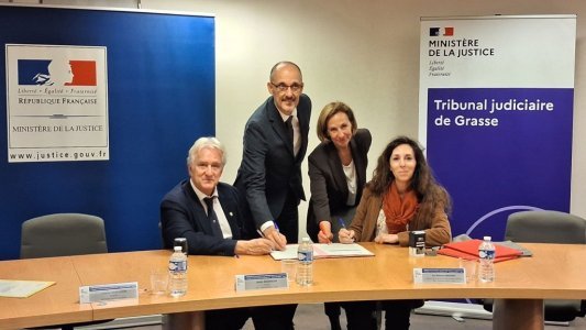 Université Côte d'Azur et Tribunal judiciaire de Grasse : une convention pour renforcer les liens entre formation et justice