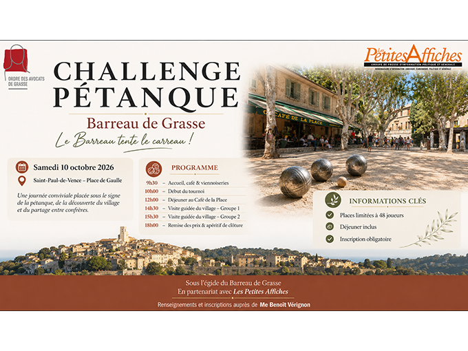 Le Barreau de Grasse (…)