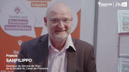Salon des Maires du Var : Entretien avec Franck Sanfilippo directeur du service de l'eau Société du Canal de Provence