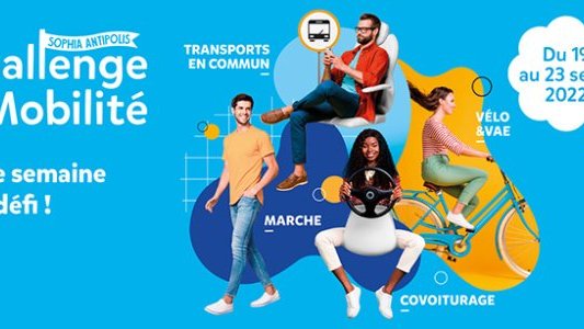 Le Challenge Mobilité Sophia Antipolis est étendu à une semaine de compétition !