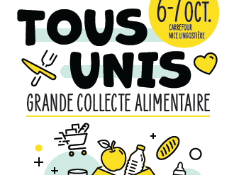 Grande collecte alimentaire le 6 et samedi 7 octobre au Carrefour Lingostière