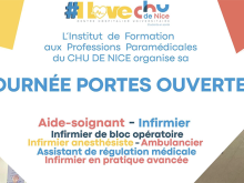  Journée portes ouvertes de l'Institut de formation aux professions paramédicales du CHU de Nice