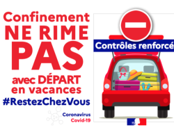 Covid et Vacances de Pa ?ques 2020 – “Me ?me en vacances, je reste chez moi !”
