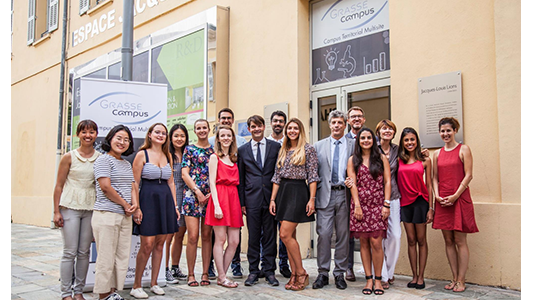 Inauguration à Grasse, du Master of Science IDEX in Management of the Flavour and Fragrance Industry