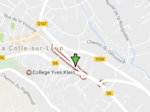 LA COLLE SUR LOUP : 930 000 € pour la rue Yves Klein