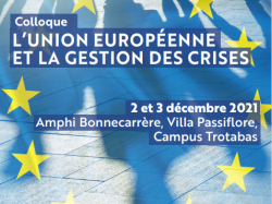 Colloque LADIE : "Union européenne et gestion des crises"