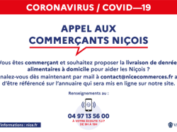 La ville de Nice lance un appel aux commerçants pour un annuaire des livraisons à domicile