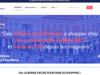 nice-eshopping.fr, le site web de commerce virtuel de la Ville de Nice pour aider les commerçants niçois à vendre leurs produits 