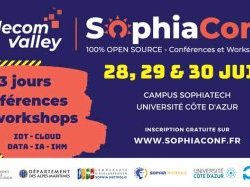 Compte à rebours lancé pour SophiaConf 2021 qui débutera le 28 juin