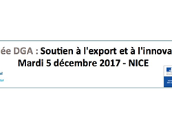 Participez à la journée DGA Soutien à l'export et à l'innovation à Nice !