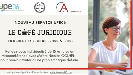 Prenez rendez-vous pour un "café juridique" en visio 