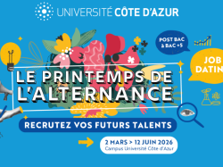 Université Côte d'Azur : le Printemps de l'Alternance ouvre ses portes aux étudiants