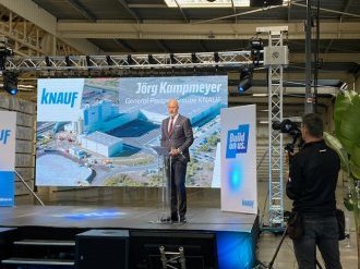  Fos-sur-Mer : Knauf inaugure une nouvelle unité de production de plaques de plâtre