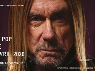 L'icône du rock Iggy Pop, en concert le 10 avril au Grimaldi Forum !