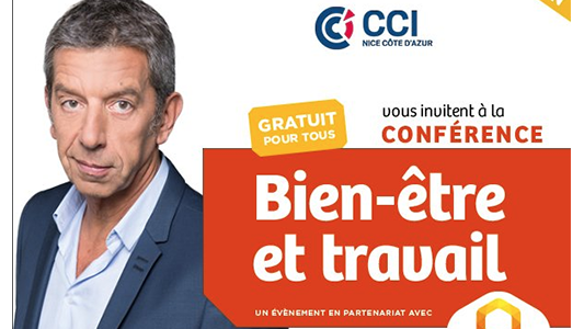Michel Cymes en conférence « Bien-être et travail » Mercredi 28 mars à 20h au Palais des Congrès Acropolis à Nice.