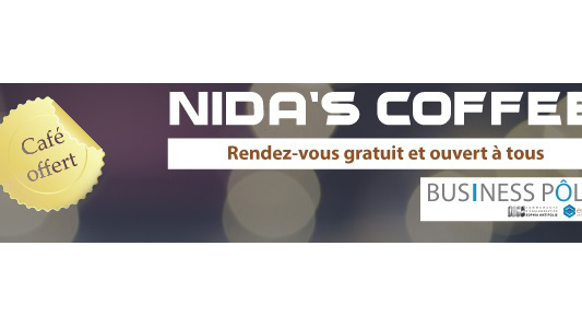 Ce vendredi lancement NIDA's coffee au Business Pôle de Sophia