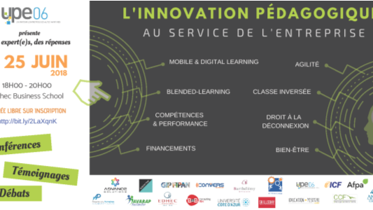 "L'innovation pédagogique au service de l'entreprise", Conférence le 25 juin à l'Edhec