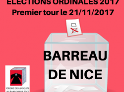 Barreau de Nice : résultats du 1er tour des élections ordinales