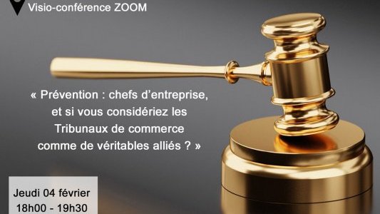 Visioconf - "Les tribunaux de commerce sont les alliés des chefs d'entreprise"