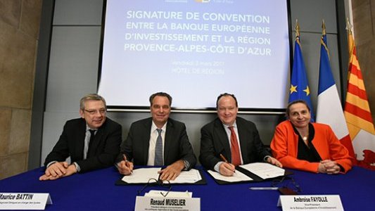 La Région PACA et la Banque Européenne d'Investissement ont conclu un partenariat de 250 M€ pour la rénovation et la modernisation des lycées de la région 