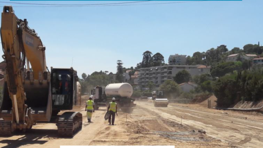 Travaux de la déviation de Vallauris Golfe-Juan – RD 6107 : la 1ère phase des travaux est enclenchée